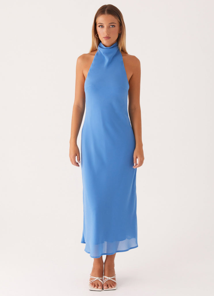 Peppermayo Peppermayo Exclusive - Shelly Midi Dress - Azure