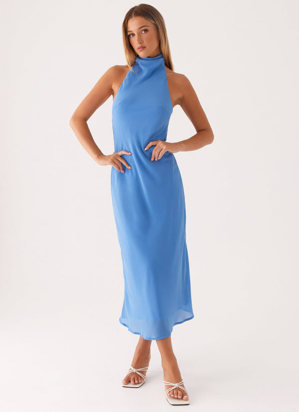 peppermayo Peppermayo Exclusive - Shelly Midi Dress - Azure