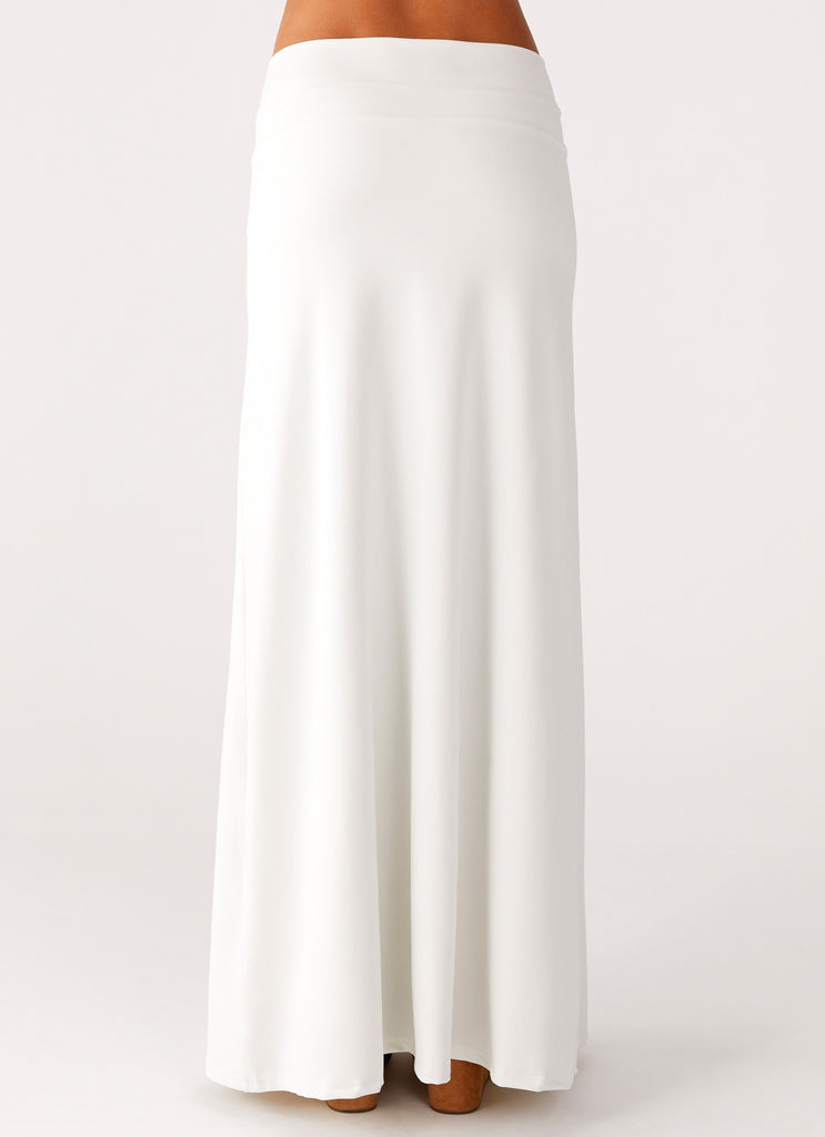 Peppermayo Peppermayo Exclusive - Shoreline Glow Maxi Skirt - Off White
