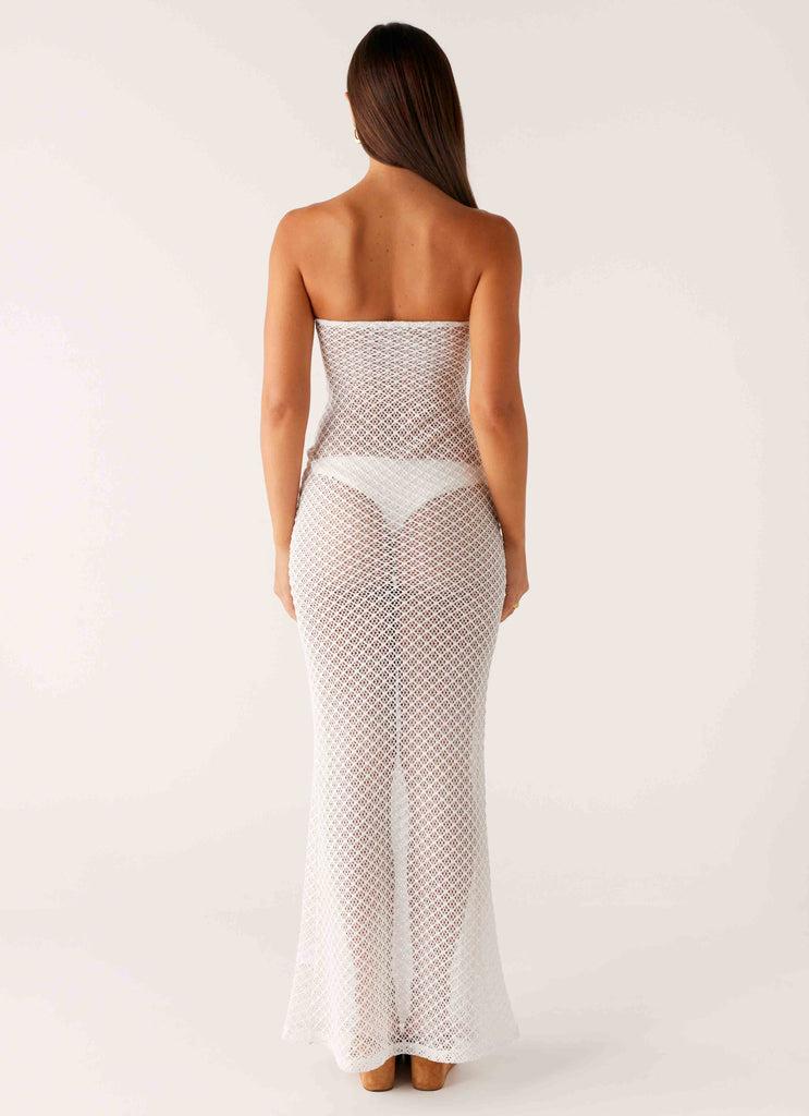 Peppermayo Peppermayo Exclusive - Showcase Crochet Maxi Dress - Ivory