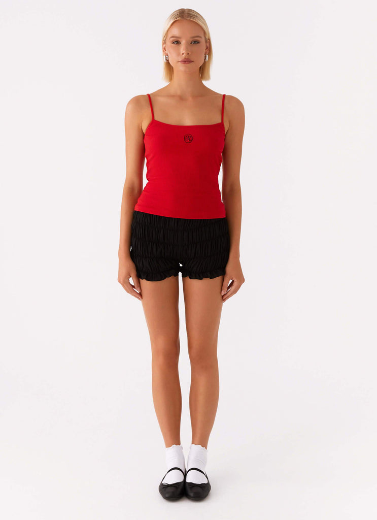 Peppermayo Peppermayo Exclusive - Signature Monogram Cami - Red