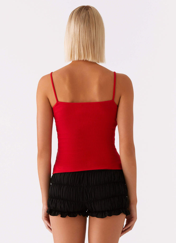 Peppermayo Peppermayo Exclusive - Signature Monogram Cami - Red