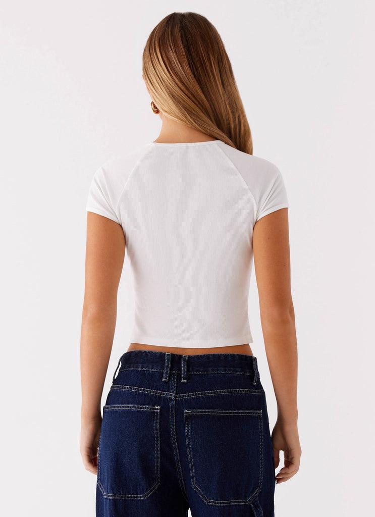 Peppermayo Peppermayo Exclusive - Signature Monogram Tee - Off White