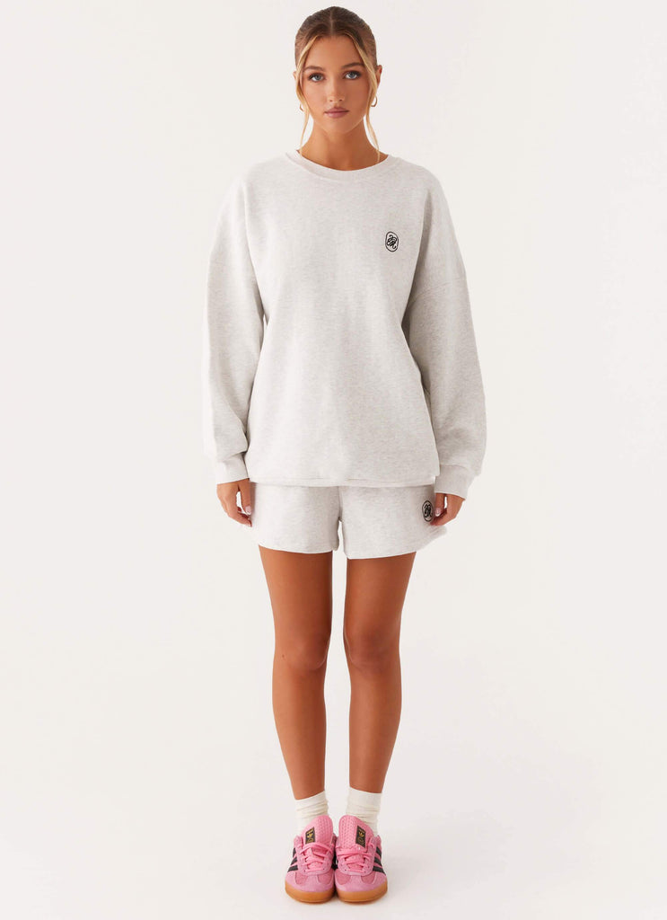 Peppermayo Peppermayo Exclusive - Signature Oversized Sweatshirt - Grey