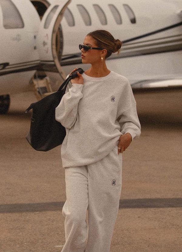 peppermayo Peppermayo Exclusive - Signature Oversized Sweatshirt - Grey