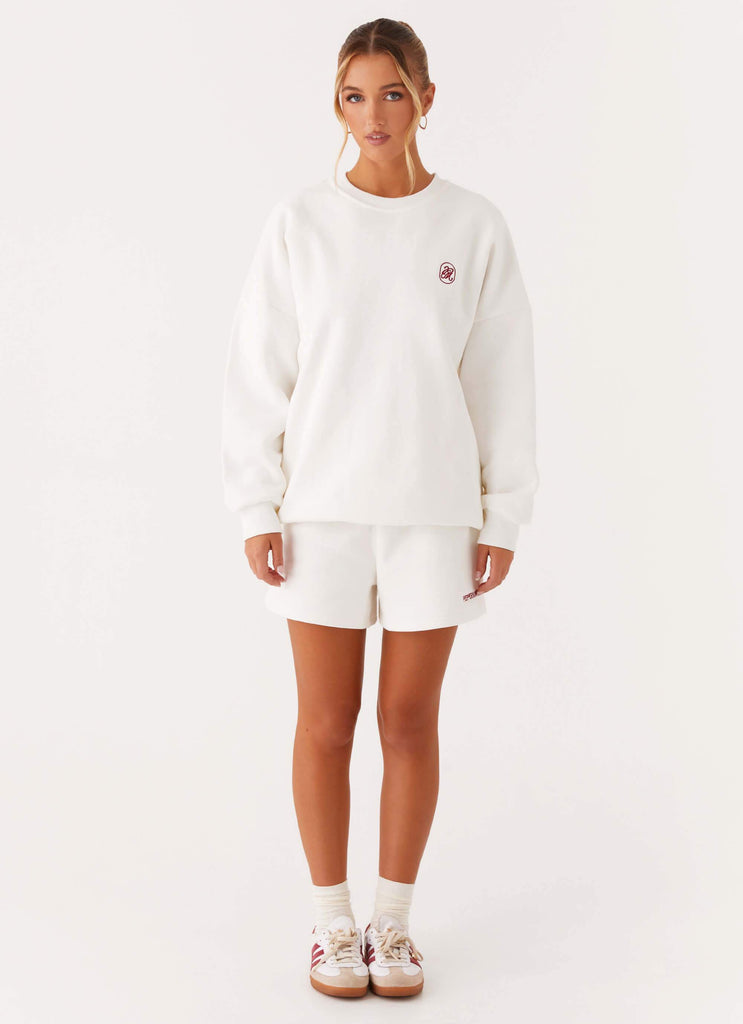 Peppermayo Peppermayo Exclusive - Signature Oversized Sweatshirt - Ivory