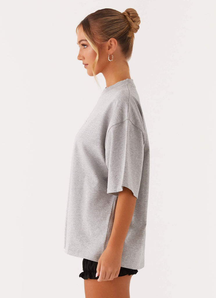 Peppermayo Peppermayo Exclusive - Signature Oversized Tee - Grey