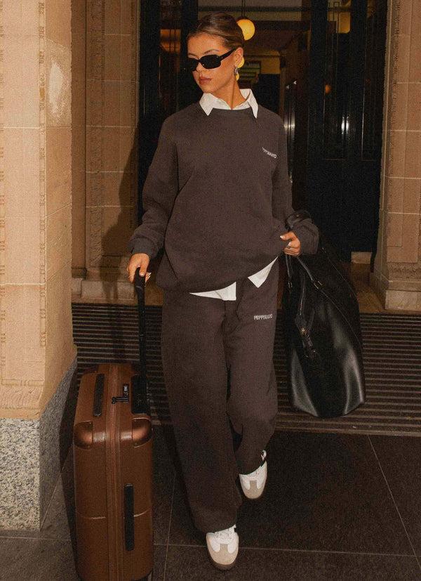 peppermayo Peppermayo Exclusive - Signature Sweatpants - Charcoal