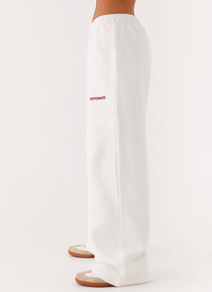 Peppermayo Peppermayo Exclusive - Signature Sweatpants - Ivory