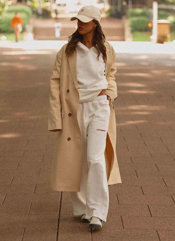 peppermayo Peppermayo Exclusive - Signature Sweatpants - Ivory