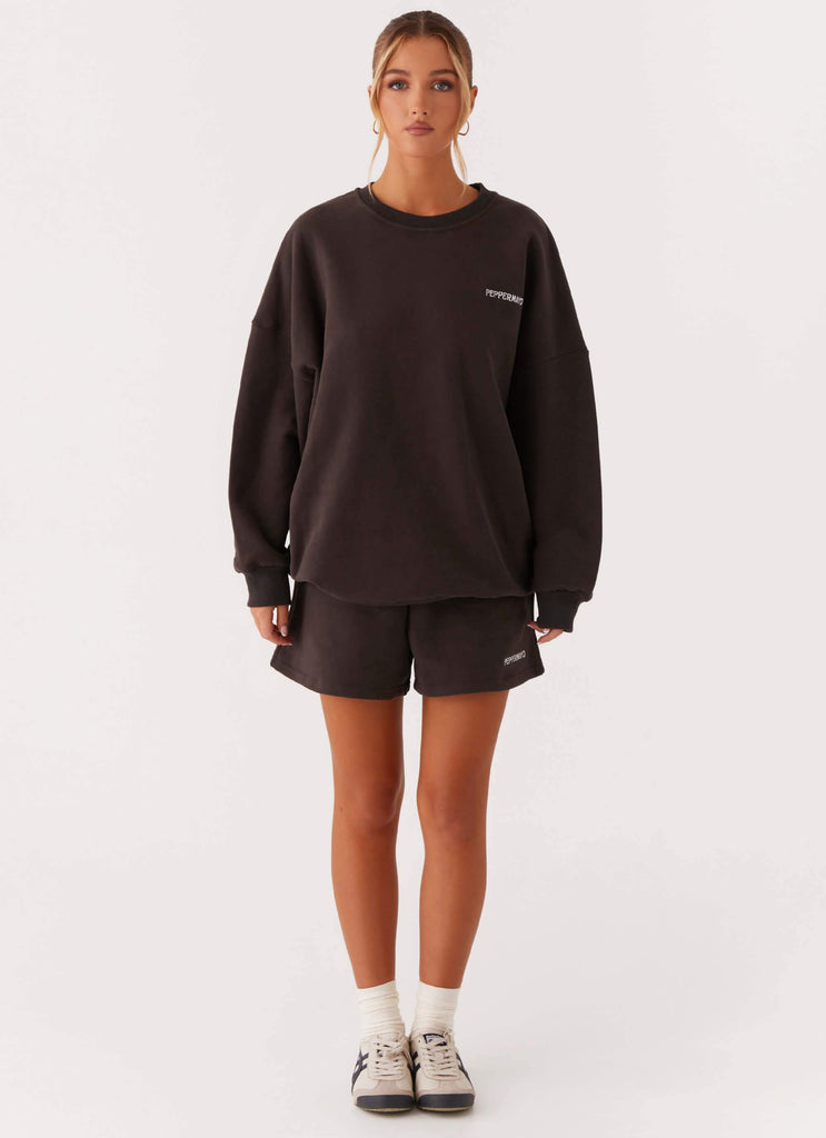 Peppermayo Peppermayo Exclusive - Signature Sweatshorts - Charcoal