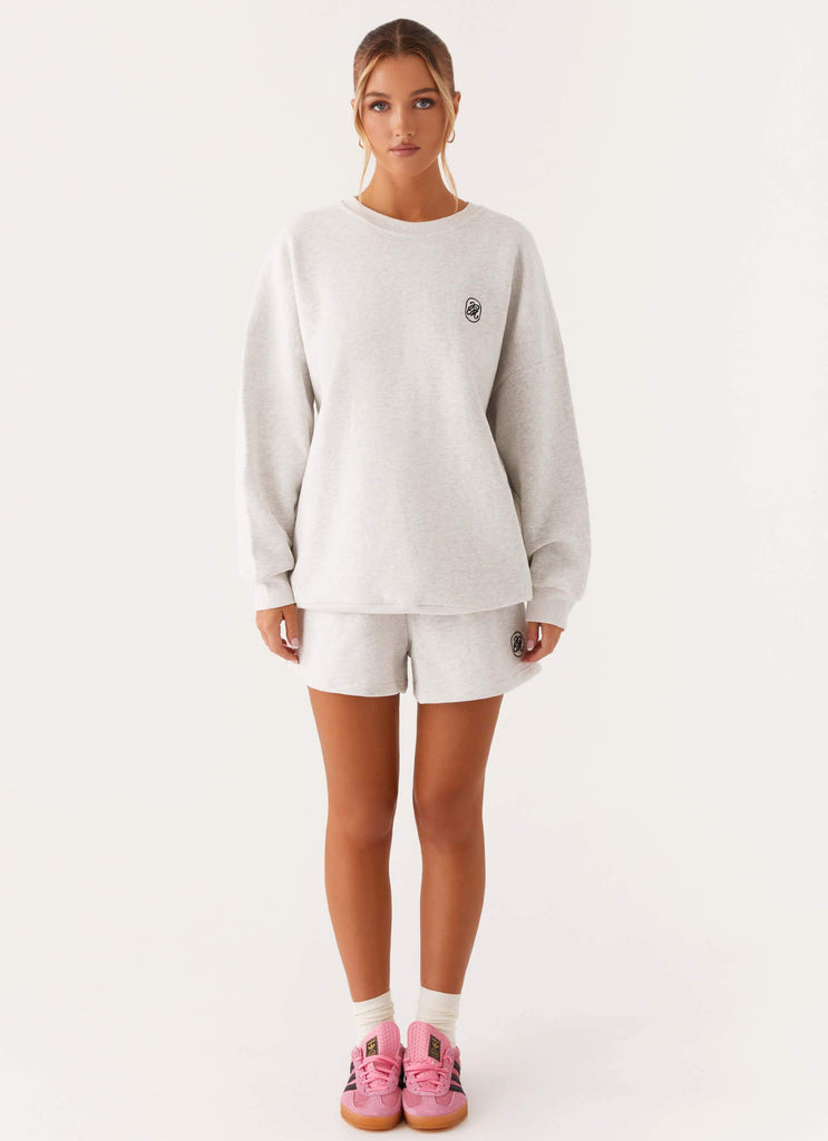 Peppermayo Peppermayo Exclusive - Signature Sweatshorts - Grey