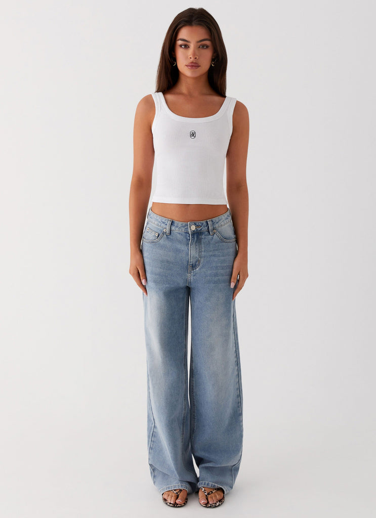 Peppermayo Peppermayo Exclusive - Signature Tank Top - Plain White