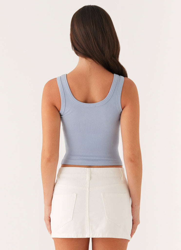 Peppermayo Peppermayo Exclusive - Signature Tank Top - Slate Blue