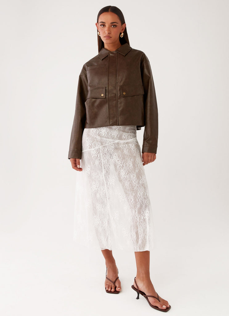Peppermayo Peppermayo Exclusive - Sloane Jacket - Brown
