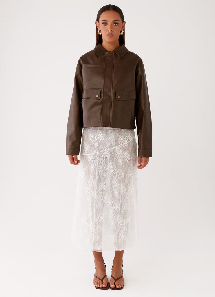 Peppermayo Peppermayo Exclusive - Sloane Jacket - Brown