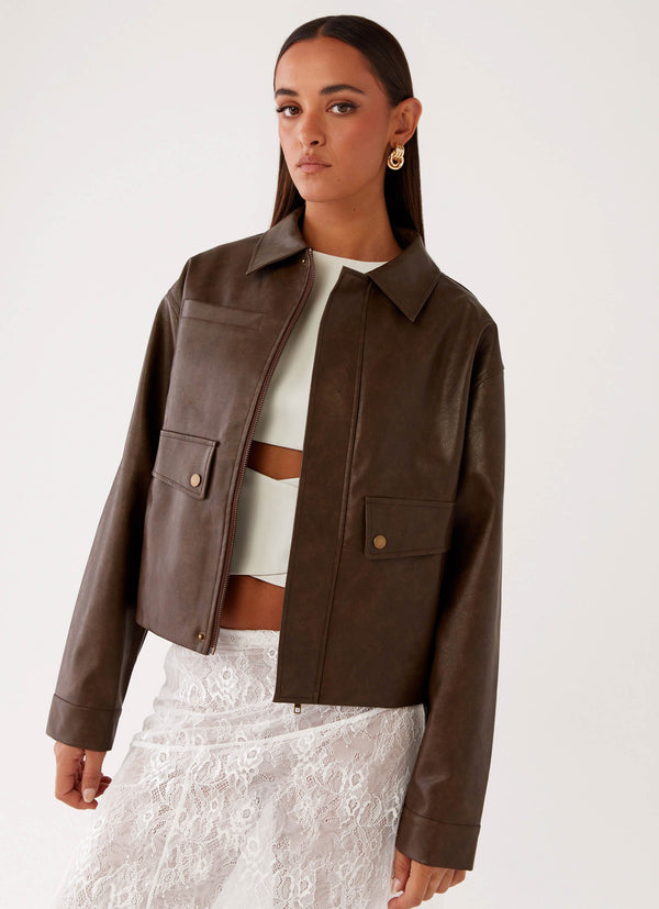 peppermayo Peppermayo Exclusive - Sloane Jacket - Brown