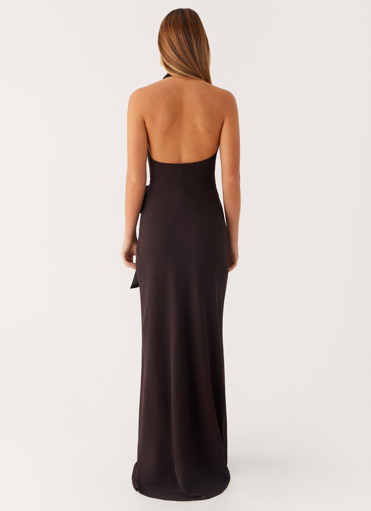 Peppermayo Peppermayo Exclusive - So Chic Maxi Dress - Cool Chocolate