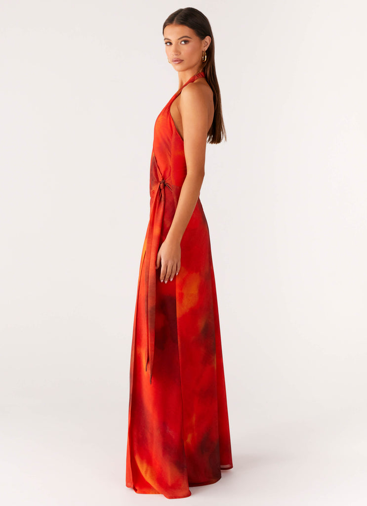 Peppermayo Peppermayo Exclusive - So Chic Maxi Dress - Scarlet Blur