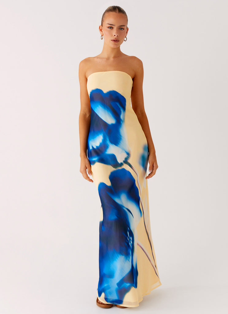 Peppermayo Peppermayo Exclusive - So You Say Strapless Maxi Dress - Heirloom Floral