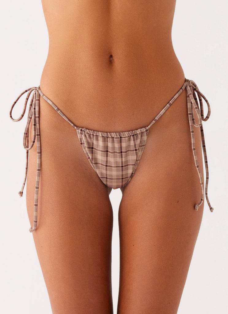 Peppermayo Peppermayo Exclusive - Soffa Bikini Bottom - Brown Check