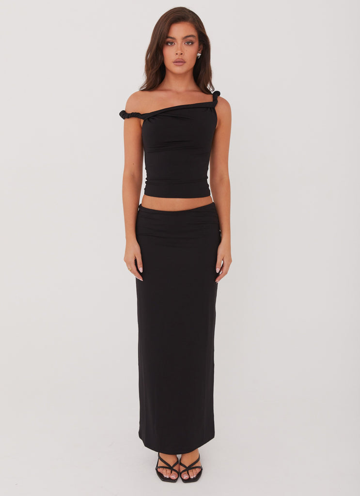 Peppermayo Peppermayo Exclusive - Solace Soul Maxi Skirt - Black