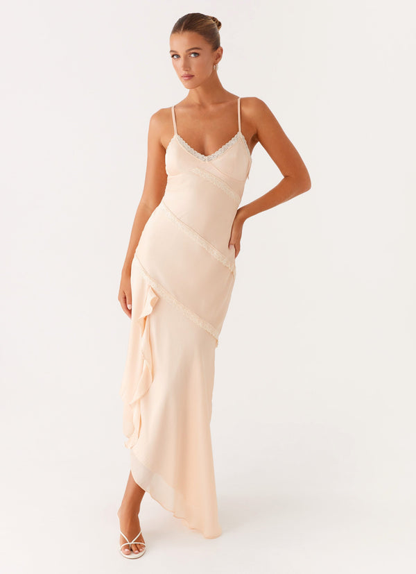 peppermayo Peppermayo Exclusive - Solana Maxi Dress - Peach