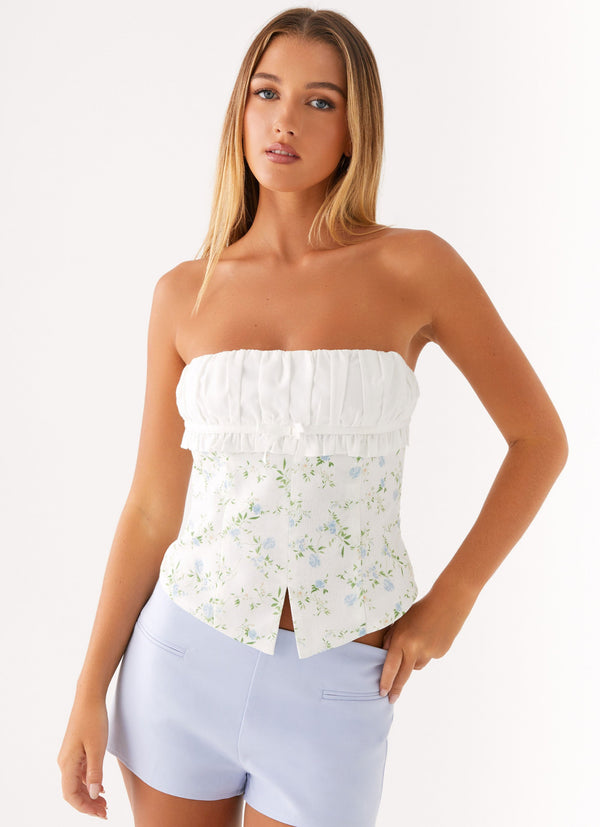peppermayo Peppermayo Exclusive - Solar Top - Vintage Ditsy Floral