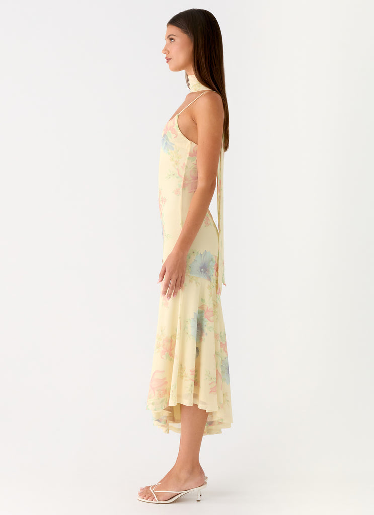 Peppermayo Peppermayo Exclusive - Sole Mio Midi Dress - Spring Meadow