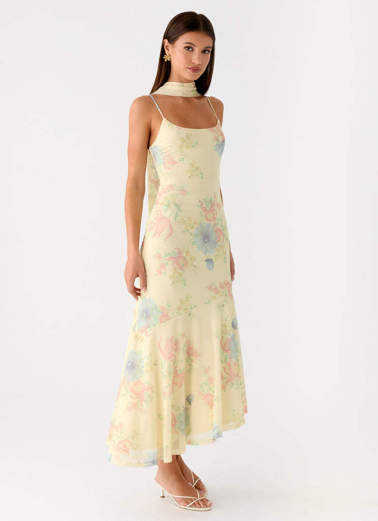 Peppermayo Peppermayo Exclusive - Sole Mio Midi Dress - Spring Meadow