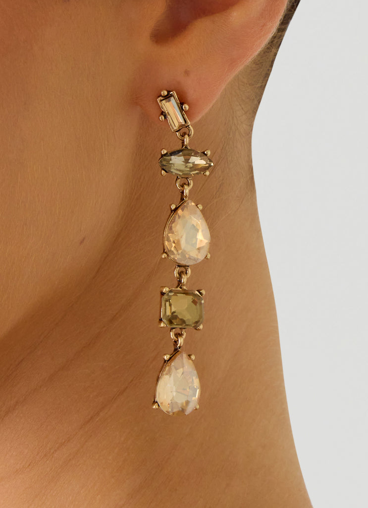 Peppermayo Peppermayo Exclusive - Soleil Shade Earrings - Taupe