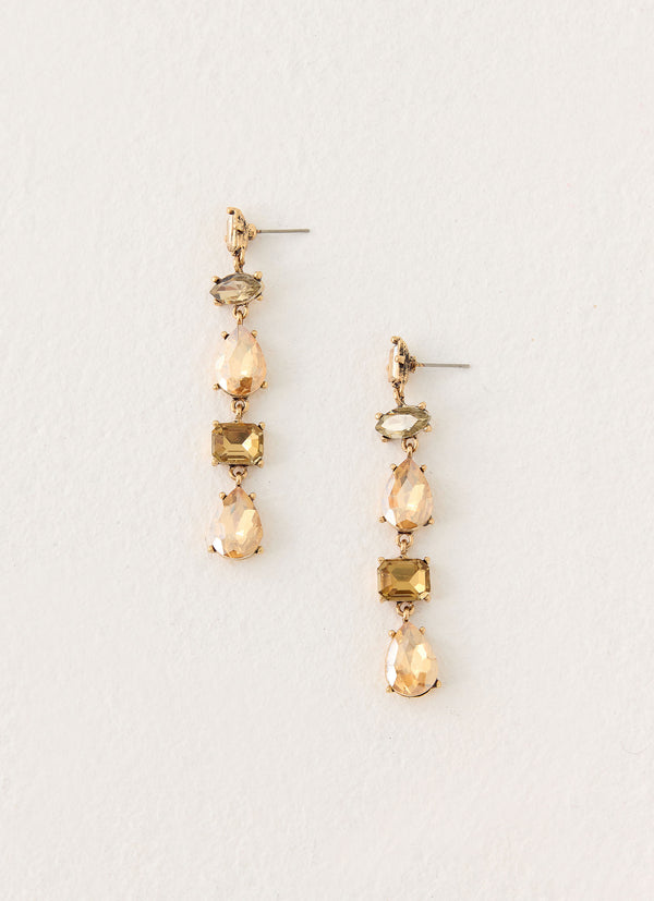 peppermayo Peppermayo Exclusive - Soleil Shade Earrings - Taupe
