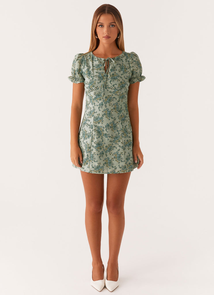Peppermayo Peppermayo Exclusive - Someday Mini Dress - Cloud Nine Floral