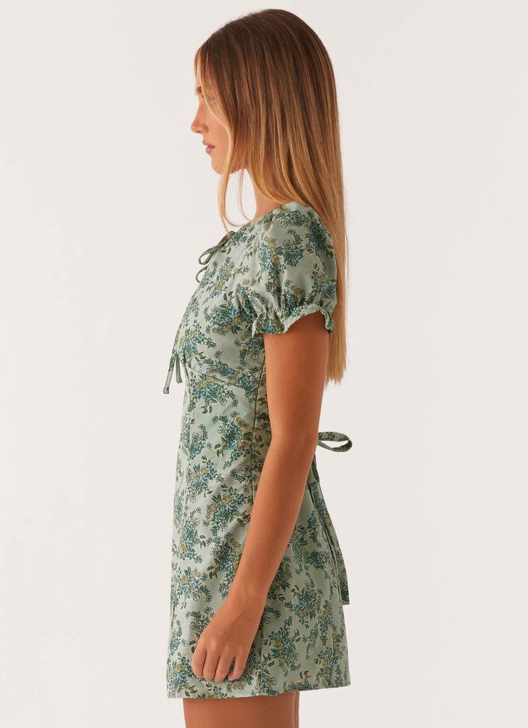 Peppermayo Peppermayo Exclusive - Someday Mini Dress - Cloud Nine Floral