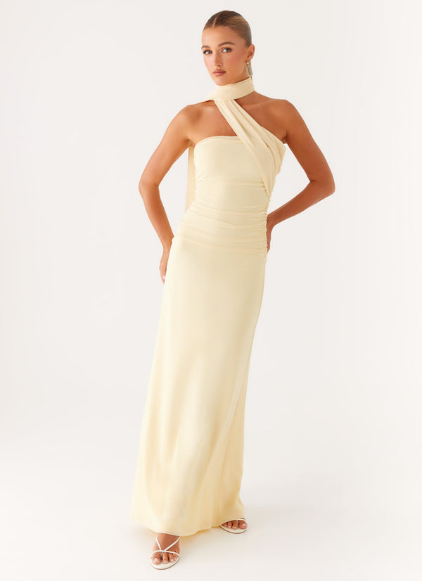 peppermayo Peppermayo Exclusive - Songbird Maxi Dress - Yellow