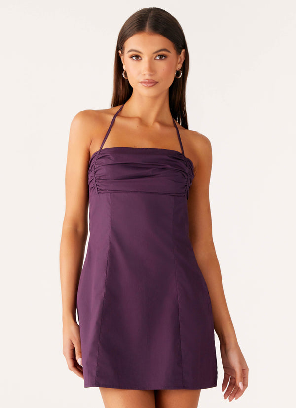 peppermayo Peppermayo Exclusive - Sonique Mini Dress - Plum