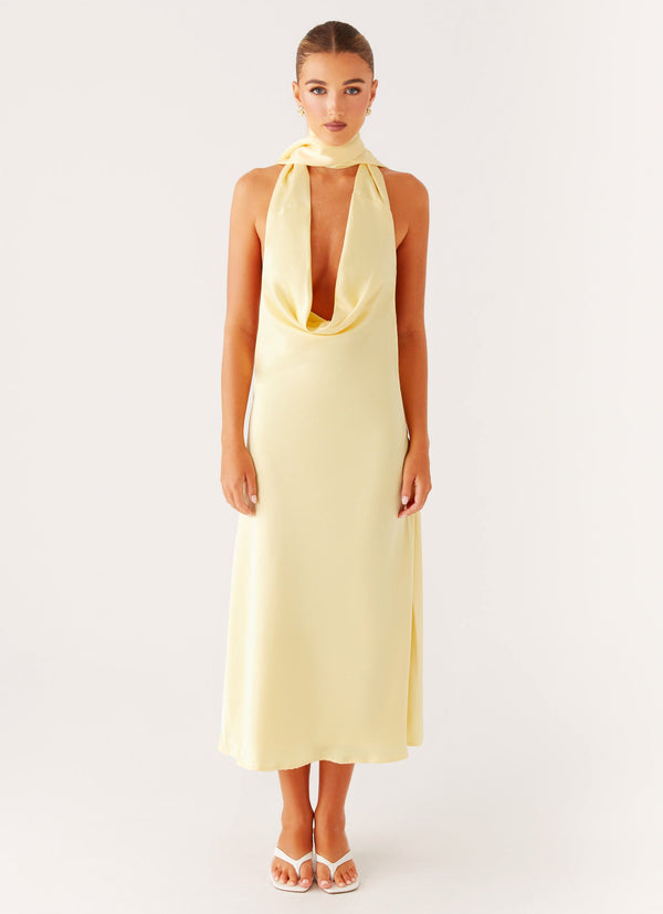 peppermayo Peppermayo Exclusive - Sonny Midi Dress - Yellow