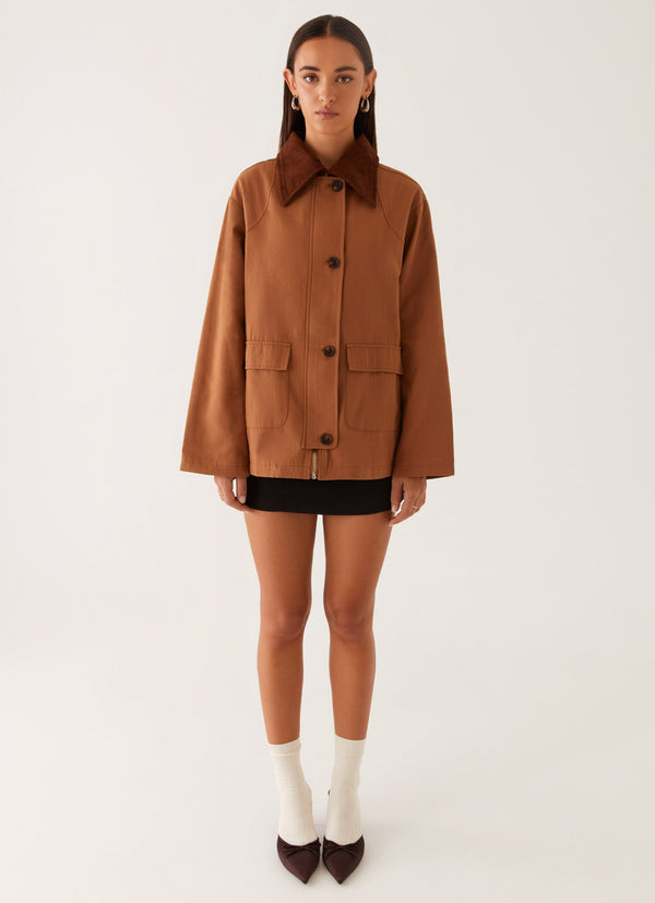 peppermayo Peppermayo Exclusive - Sonoma Barn Jacket - Tan