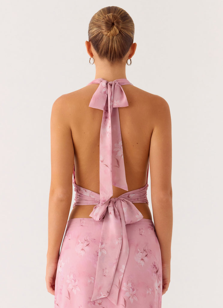 Peppermayo Peppermayo Exclusive - Soren Halter Top - Vintage Floral