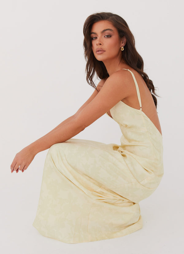 peppermayo Peppermayo Exclusive - Sorrento Sun Maxi Dress - Yellow Floral