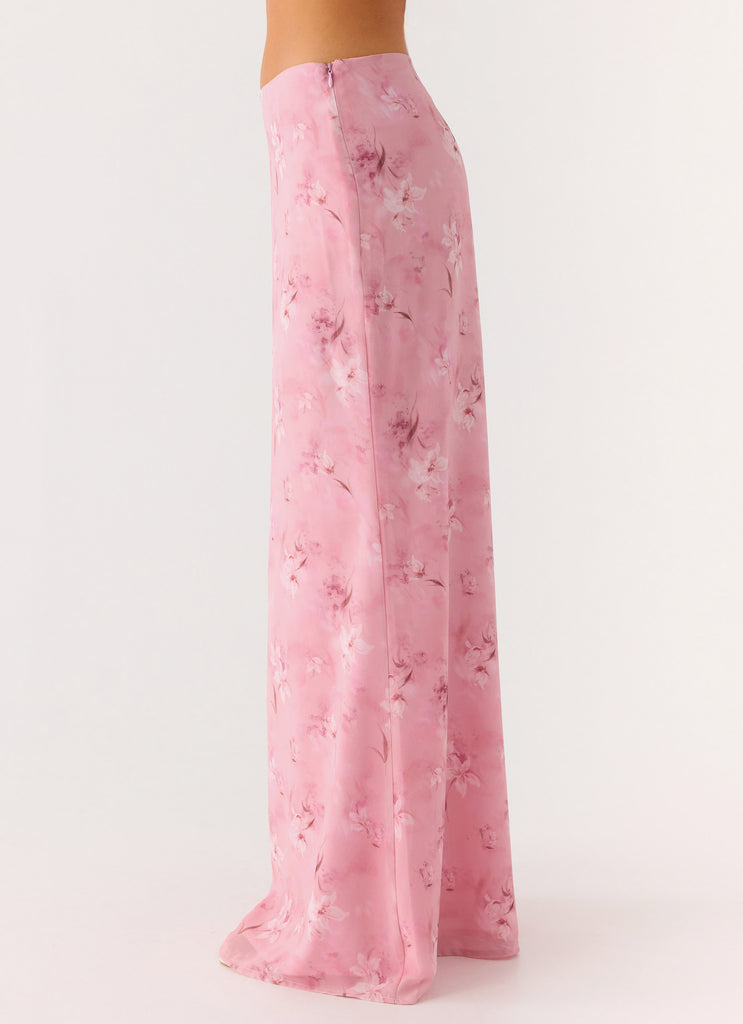 Peppermayo Peppermayo Exclusive - Soulful Low Rise Maxi Skirt - Vintage Floral