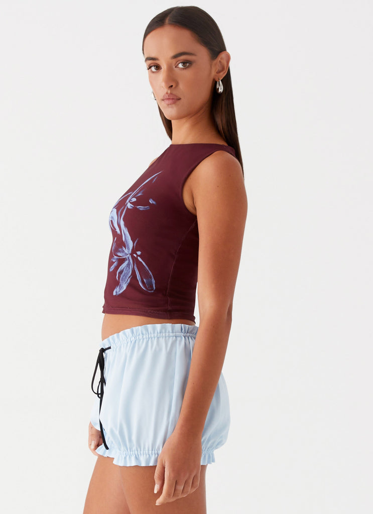 Peppermayo Peppermayo Exclusive - Speak Now Mesh Top - Brown