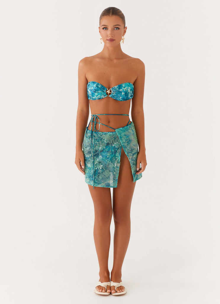 Peppermayo Peppermayo Exclusive - Stacie Mini Skirt - Teal