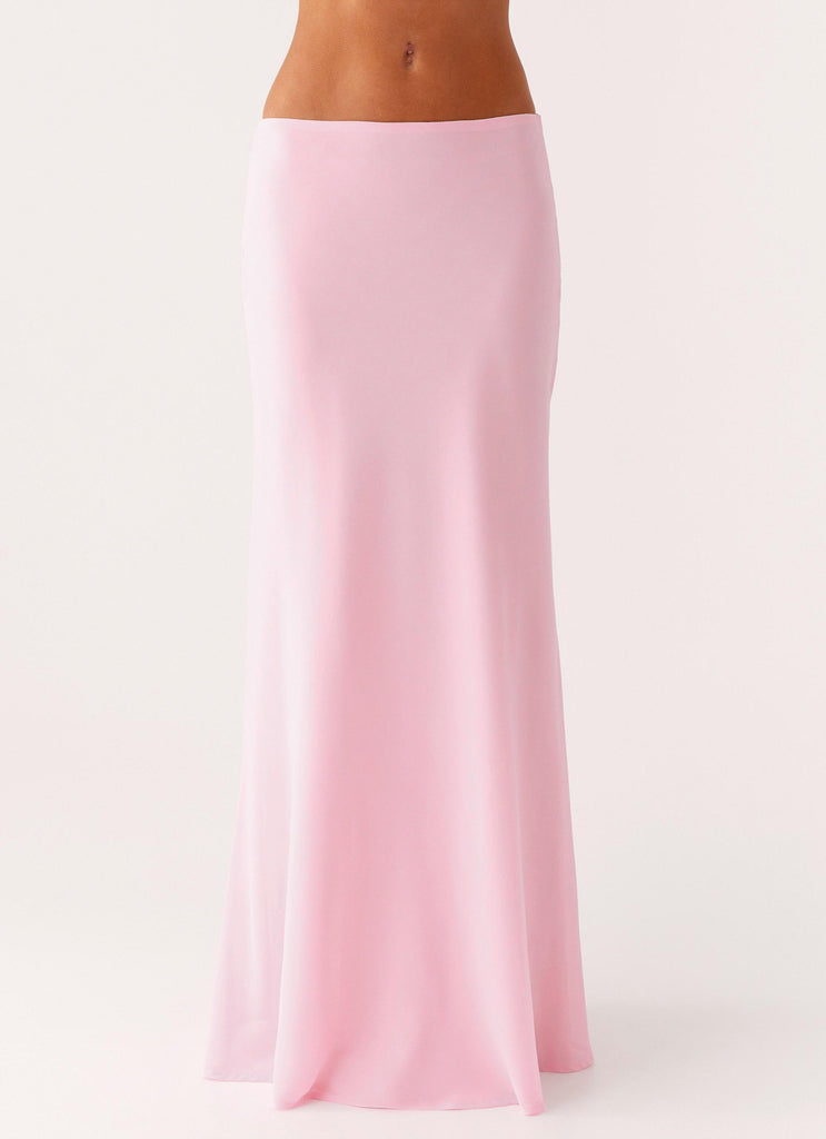 Peppermayo Peppermayo Exclusive - Star Girl Chiffon Maxi Skirt - Baby Pink