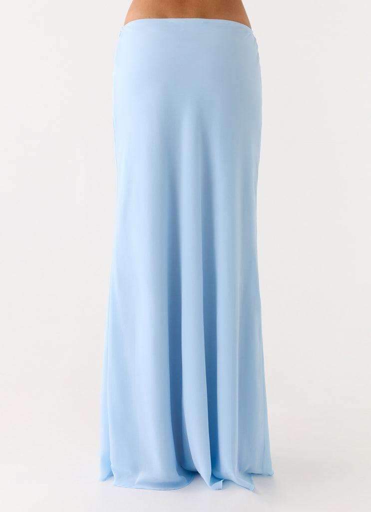 Peppermayo Peppermayo Exclusive - Star Girl Chiffon Maxi Skirt - Blue