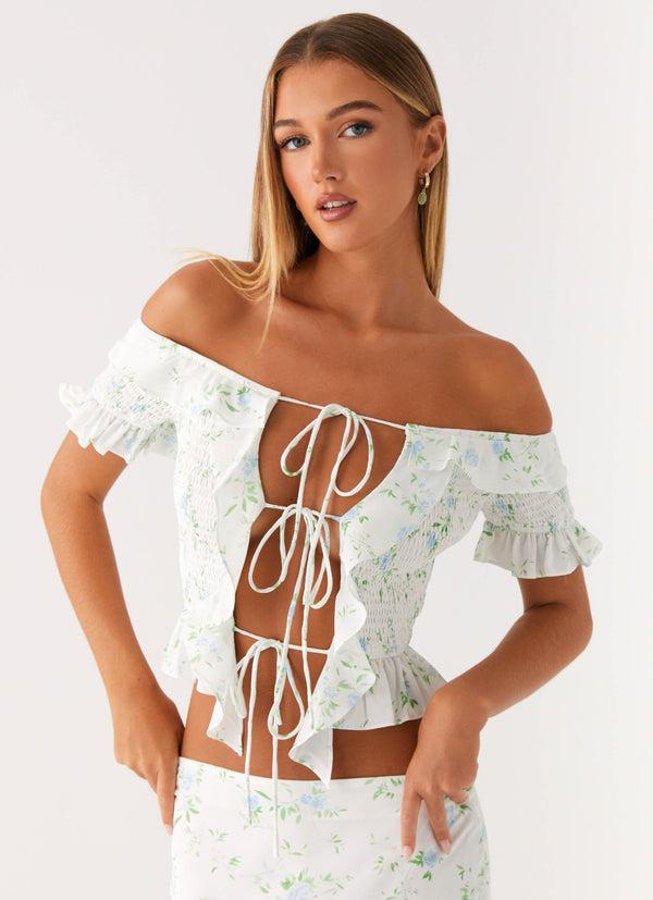peppermayo Peppermayo Exclusive - Star Girl Top - Vintage Ditsy Floral
