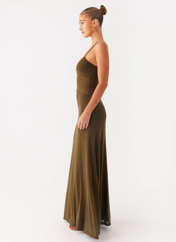 Peppermayo Peppermayo Exclusive - Starfall Maxi Dress - Khaki