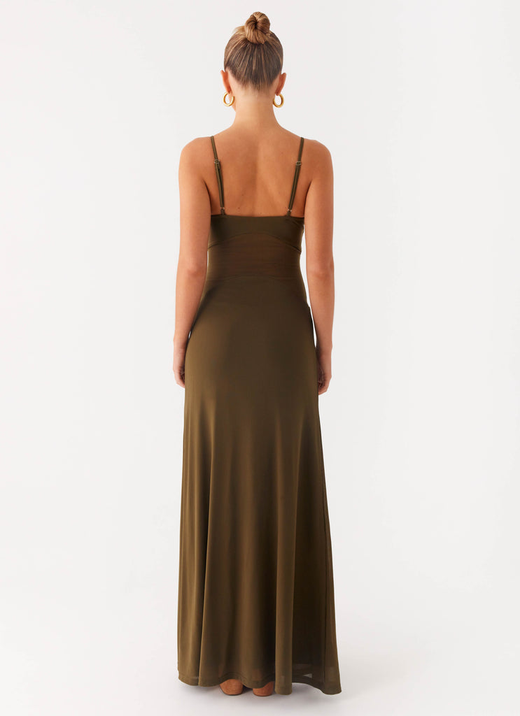 Peppermayo Peppermayo Exclusive - Starfall Maxi Dress - Khaki
