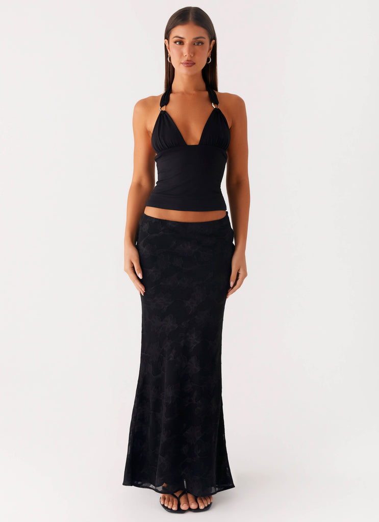 Peppermayo Peppermayo Exclusive - Starlit Maxi Skirt - Black