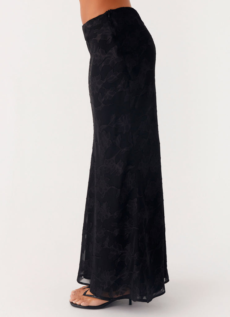 Peppermayo Peppermayo Exclusive - Starlit Maxi Skirt - Black
